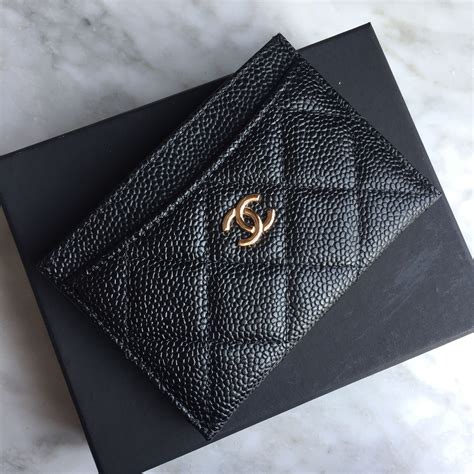 chanel card case holder